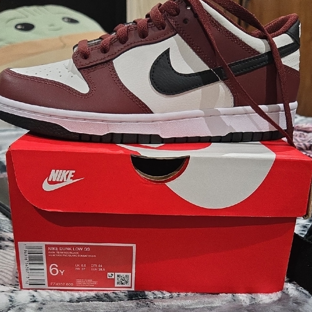 Nike Dunk Low - Maroon and White